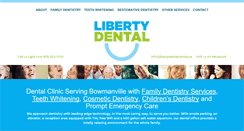 Desktop Screenshot of libertydentalcentre.ca